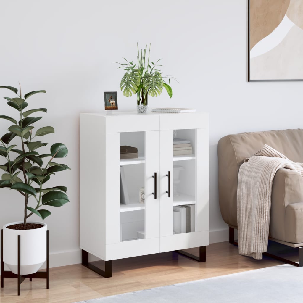 Sideboard Weiss 69,5x34x90 cm Holzwerkstoff